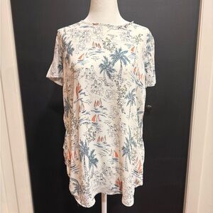 LC Lauren Conrad Scenic Print Women's Top - Small